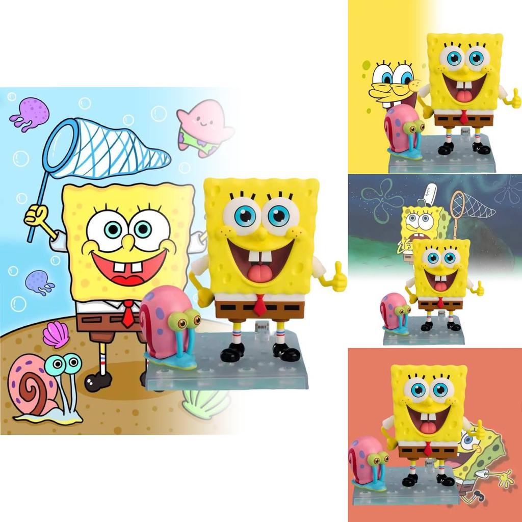 Adorable 14cm Spongebob Squarepants Pvc Action Figure Collectible Model