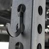 8PCS Squat Rack Accessories Hook Holder,Power Rack Attachments Hooks,DIY Storage Hook for Resistance Bands Barbell
