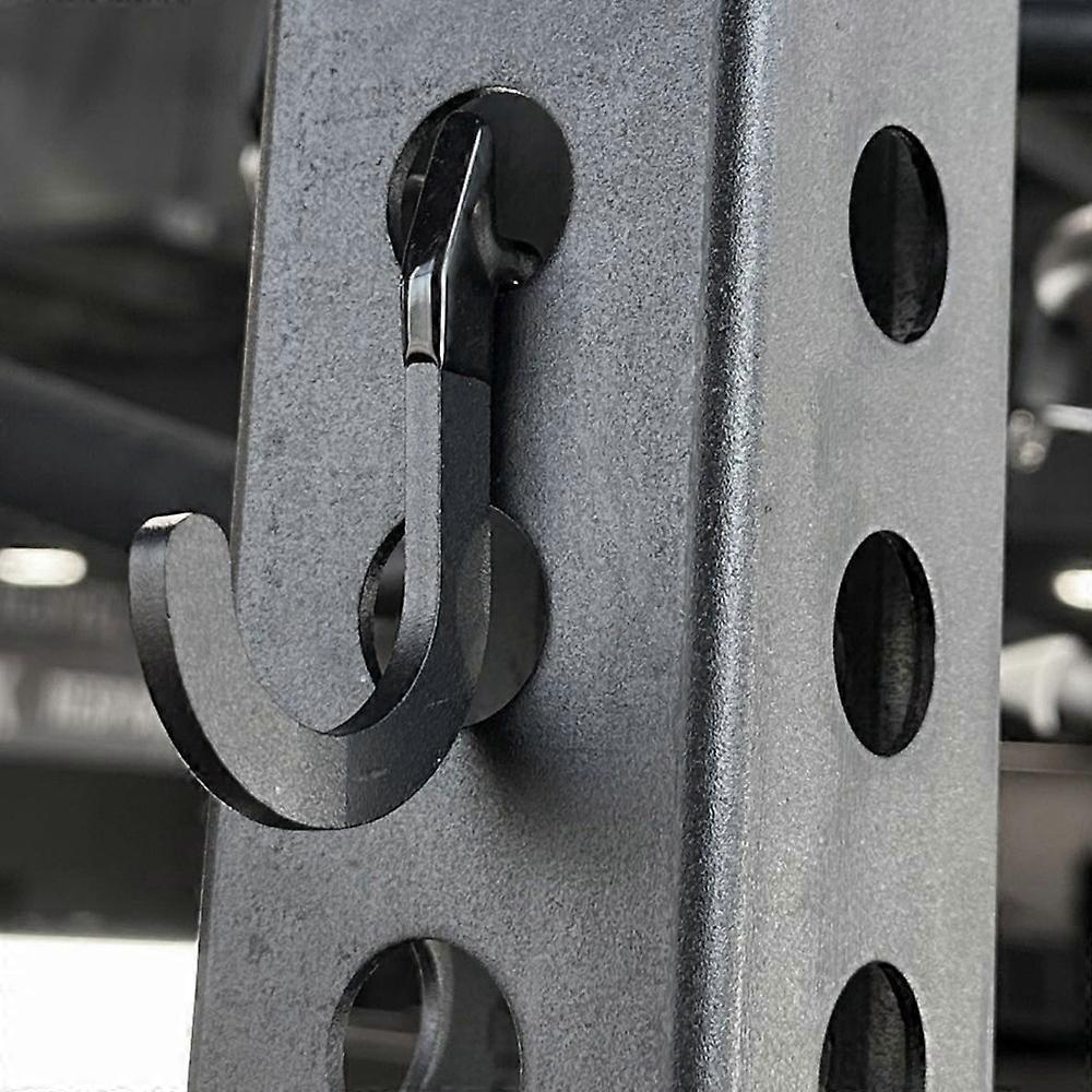 8PCS Squat Rack Accessories Hook Holder,Power Rack Attachments Hooks,DIY Storage Hook for Resistance Bands Barbell