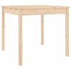 Garden Table 82.5 x 82.5 x 76 cm Solid Pine Wood