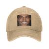 Смешные бейсболки с мемами Канье Уэста Snapback Вареные джинсовые кепки Регулируемая кепка Спортивная бейсболка Ковбойская шляпа для унисекс