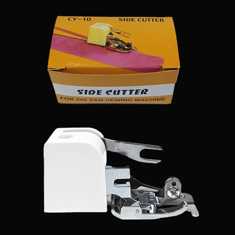 Промышленный оверлок с прижимной лапкой и встроенным боковым резаком - сверхпрочные швейные машины из нержавеющей стали с низким хвостовиком, совместимые с CY-10