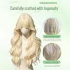 Длинный платиновый блонд, волнистый, кудрявый парик для женщин - Бесшовный, в стиле Лолита