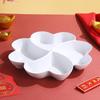 1Pc Candy Plate Dried Fruit Plate Fruit Basket Heart-Shaped Fruit Plate Candy Plate Snacks Nuts Bowl Bowl Box Container