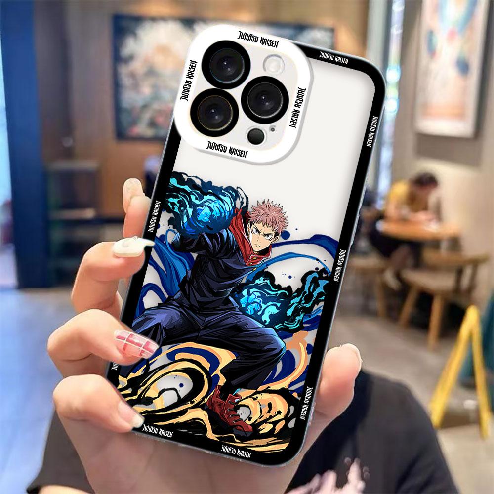 J-Jujutsu k-Kaisen Годжо Сатору Прозрачный Чехол Для Телефона Для VIVO Y400 Y100 Y75 Y51 Y50 Y36 Y35 Y28 Y21 Y20 Y19S Y17S Y16 Y15S Y04 Чехол