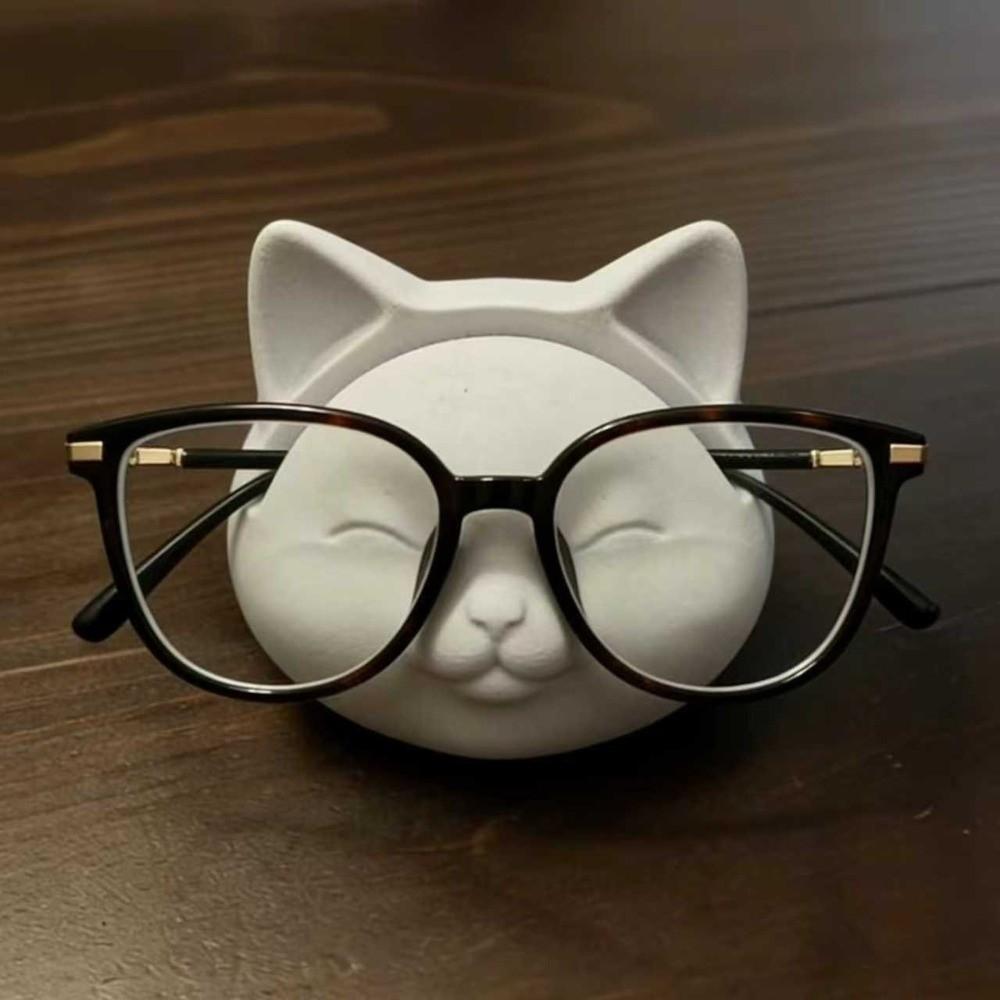 Desktop Storage Glasses Holder Stand Cute Cat Sunglasses Display Stand  for Office Use
