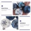 30Pcs Creative Shiny Christmas Ball Pendants High Class Material Exquisite Details Unique Visual Effect Christmas Ball Pendants