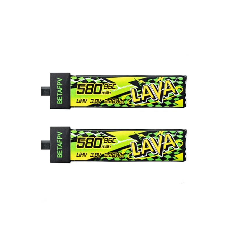 BETAFPV LAVA II 580mAh 1S Battery BT2.0 For Air75, Meteor75 Pro Whoop Drone FPV For 6 Ports 1S Battery Charger & Adapter
