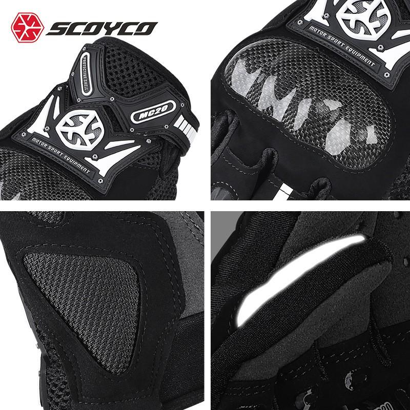 Motorcycle Racing Gloves Men Women All Season Carbon Fiber Protective Touchscreen Riding Gear