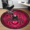 1PC Spider Web Office Round Area Rug, Mat Suitable For Office, Under Office Chairs Bedroom Living Room Home Decor, Room Deco