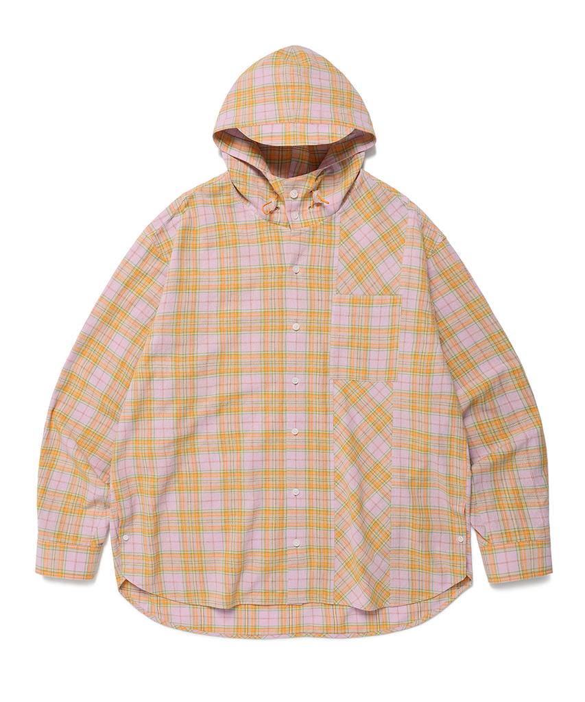 CAVISH Check Shirt Hoodie Purple(Cv2Esuw320A)