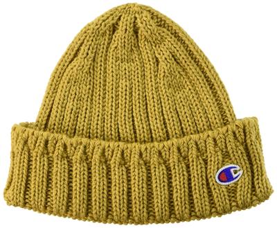 Champion Вязаная шапка WHOLEGARMENT Сделано в Японии 492-1011 Горчичный Цвет Свободный Размер 57-59 см Унисекс Шапка-бини Зимняя Шапка