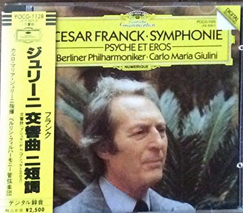 CD CÉSAR FRANCK, CARLO MARIA GIULINI; - Franck: Symphony in D minor POCG1128 Japan ObiClassical Used
