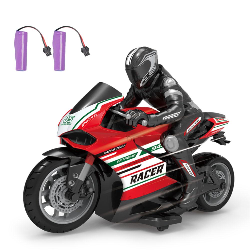 1/ 10 2.4G High Speed Remote Control RC Stunt Motorbike  drift Car 30mins Drive Racing Motorbike RC Motorcycle Toy model