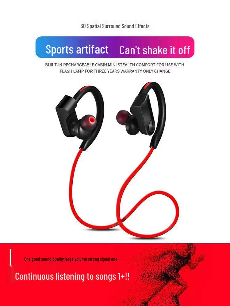 Спортивные Bluetooth-наушники Hongxing с заушинами - Двойные, Беспроводные, Стереозвук, Модель K98