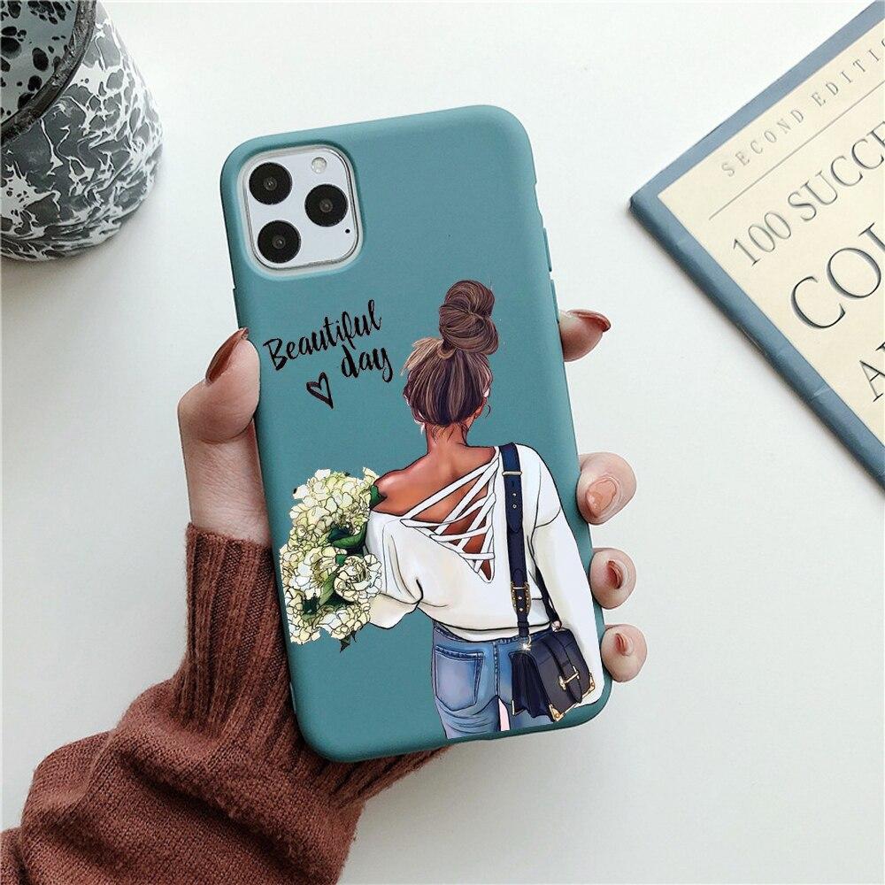 Модный семейный чехол для телефона ярких цветов для iPhone 11 SE 2020, чехол «Супер мама для маленьких девочек» для iPhone 13 12 Pro Max X XS Max XR 6 7 8 Plus