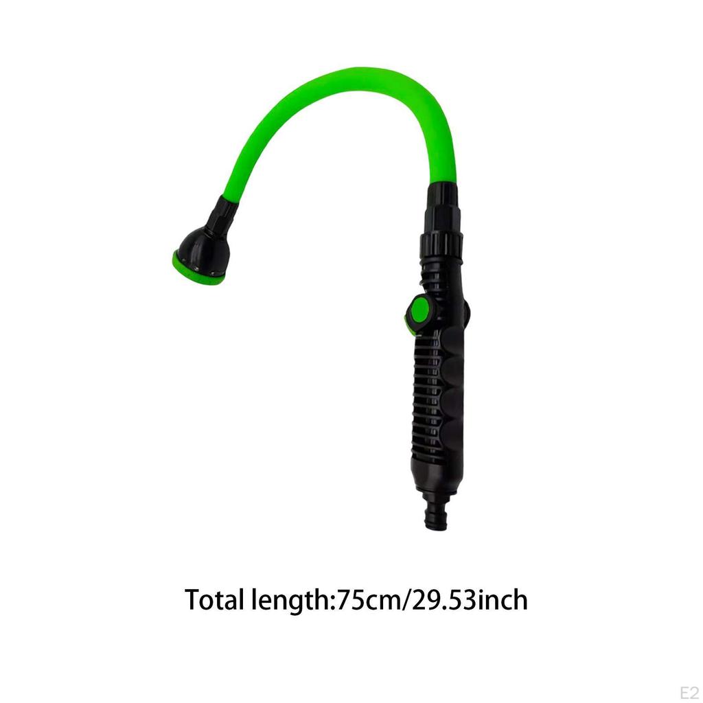 Watering Wand EU Thread 360° Rotating Long Hose Nozzle Sprayer Heavy Duty for Garden Car Use