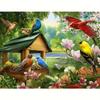 Diamond Painting Bird Flower Full Round Rhinestone Kit Embroidery Landscape Handicraft Mosaic Handmade Gift 30x40cm/12x16inch