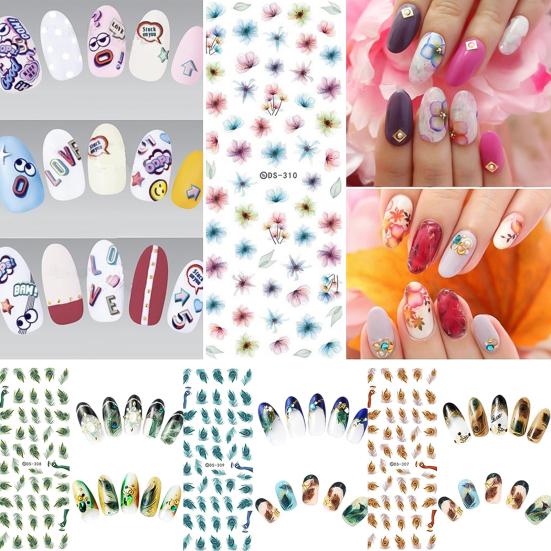 Легкая наклейка для ногтей, креативный дизайн ногтей, красивый