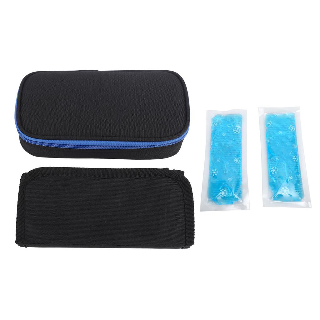 Insulin Cooler Travel Case Insulated Diabetic Bag with Ice Packs Portable Versatile Medication