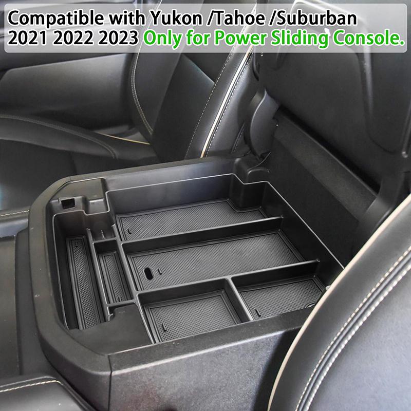 Car Interior Accessories for 2025 2025 2025 2025 GMC Yukon Chevy Tahoe Suburban Central Console Organizer Armrest Storage Box