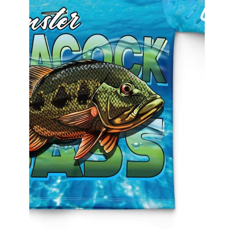 Мужские футболки с круглым вырезом, длинными рукавами, с полным принтом рыбы по всему телу, влагопоглощающие, быстросохнущие, для рыбалки, походов, велоспорта, спорта, 3D