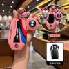 BAGA7 2025 New ABS Racing style Car LED Display Key Case Cover For BMW 5 7 Series X3 X4 X5 X7 G30 G31 G11 G12 G01 GT G32 i8 Shell Acce