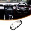 Carbon Steering Wheel Bezel Trim Covers Accessories For Hyundai Santa Cruz +