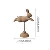 Easter Bunny Sculpture Small Rabbit Figure for Home Tabletop