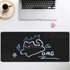 Cute Black Cats Mouse Pad Cartoon Art Design Gaming office Accessories Clouds Mousepad Gamer HD print Computer overlock Desk Mat