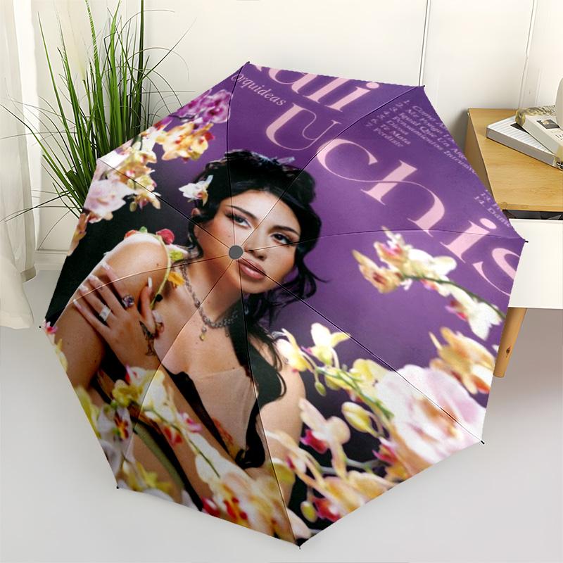 1pc movie Umbrella Portable Folding Umbrella Iron Frame Hole Bone Structure Outdoor Home Umbrella