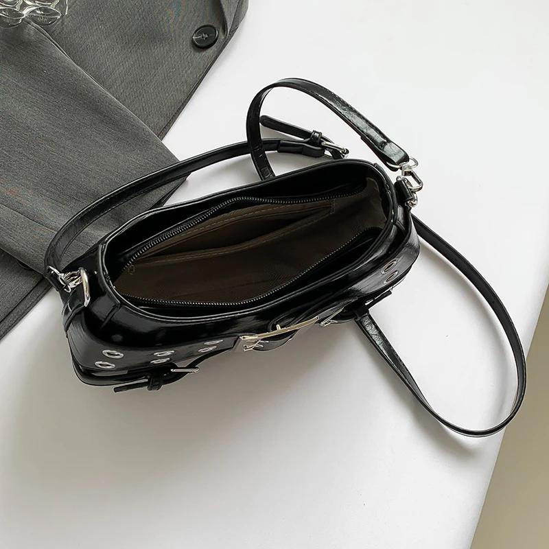 Простая женская сумка через плечо большой емкости, фактурные сумки в западном стиле, роскошная дизайнерская сумка-мессенджер, индивидуальный тренд