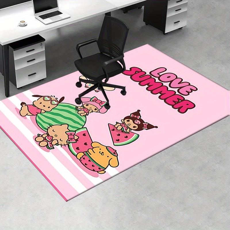 Office Rug Summer, Cute Anti-Slip Rug, Machine Washable for Living Room, Bedroom, Office, Multiple Sizes, Bedroom Mat, Decorative Mat, Durable Mat, Li