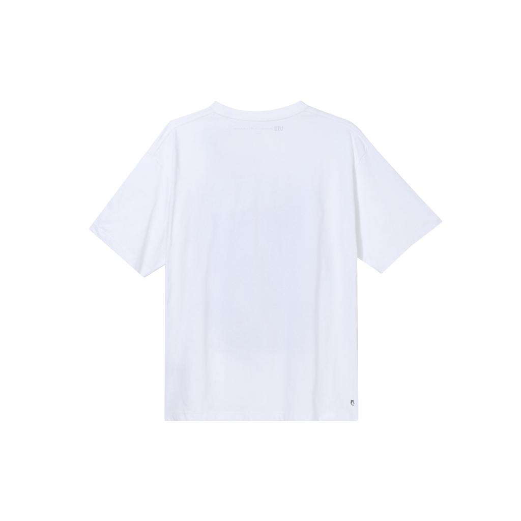 Uniqlo X Louvre Коллаборация Весна/Лето 2023 Круглый вырез Графический принт Свободный крой Короткий рукав Футболка Унисекс Топы Белый 456301-00
