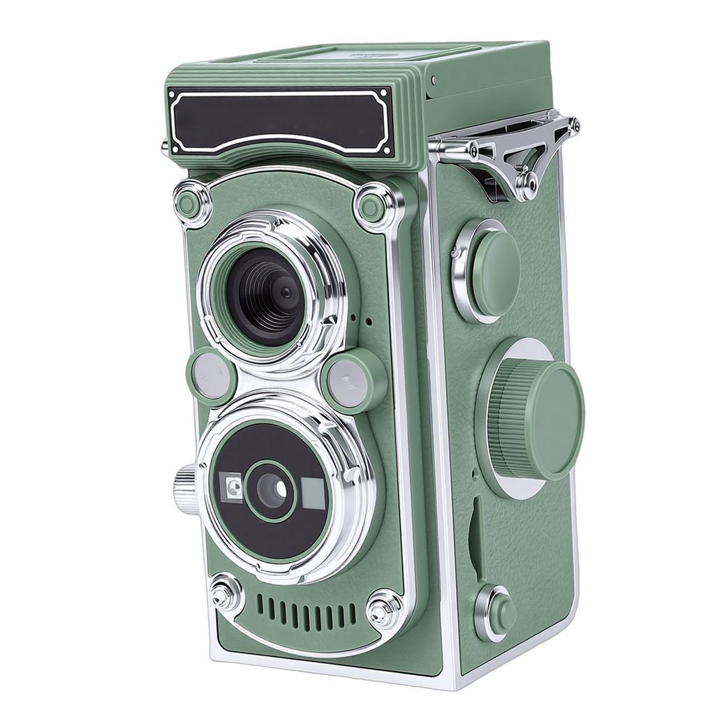 Vintage Digital Camera Portable TLR   Retro 2.7K Video 24MP Autofocus Vlog Camera Manual Joystick for Beginners Teens Adults