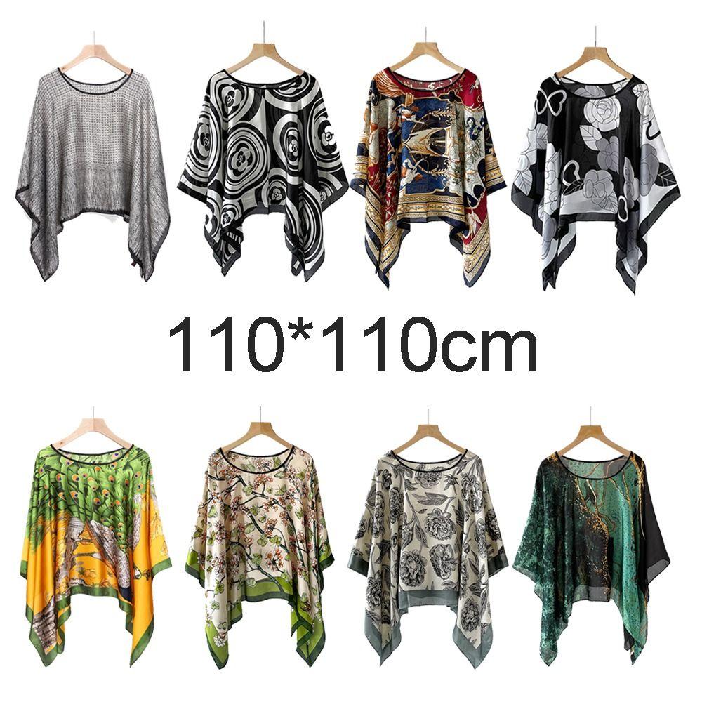 Luxury Brand Designe Silk Scarf Women Large Handkerchief Fashion Bandanna Foulard