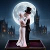 Фигурка целующейся пары скелетов Свадебный череп Жених и невеста Скульптура День мертвых Готическая статуэтка из смолы для Хэллоуина Домашний декор