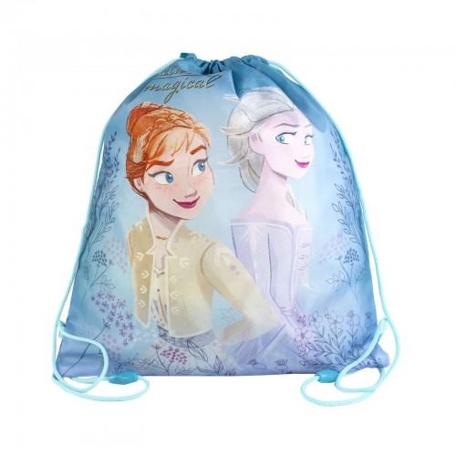 Frozen Girls Nature Is Magical Drawstring Bag