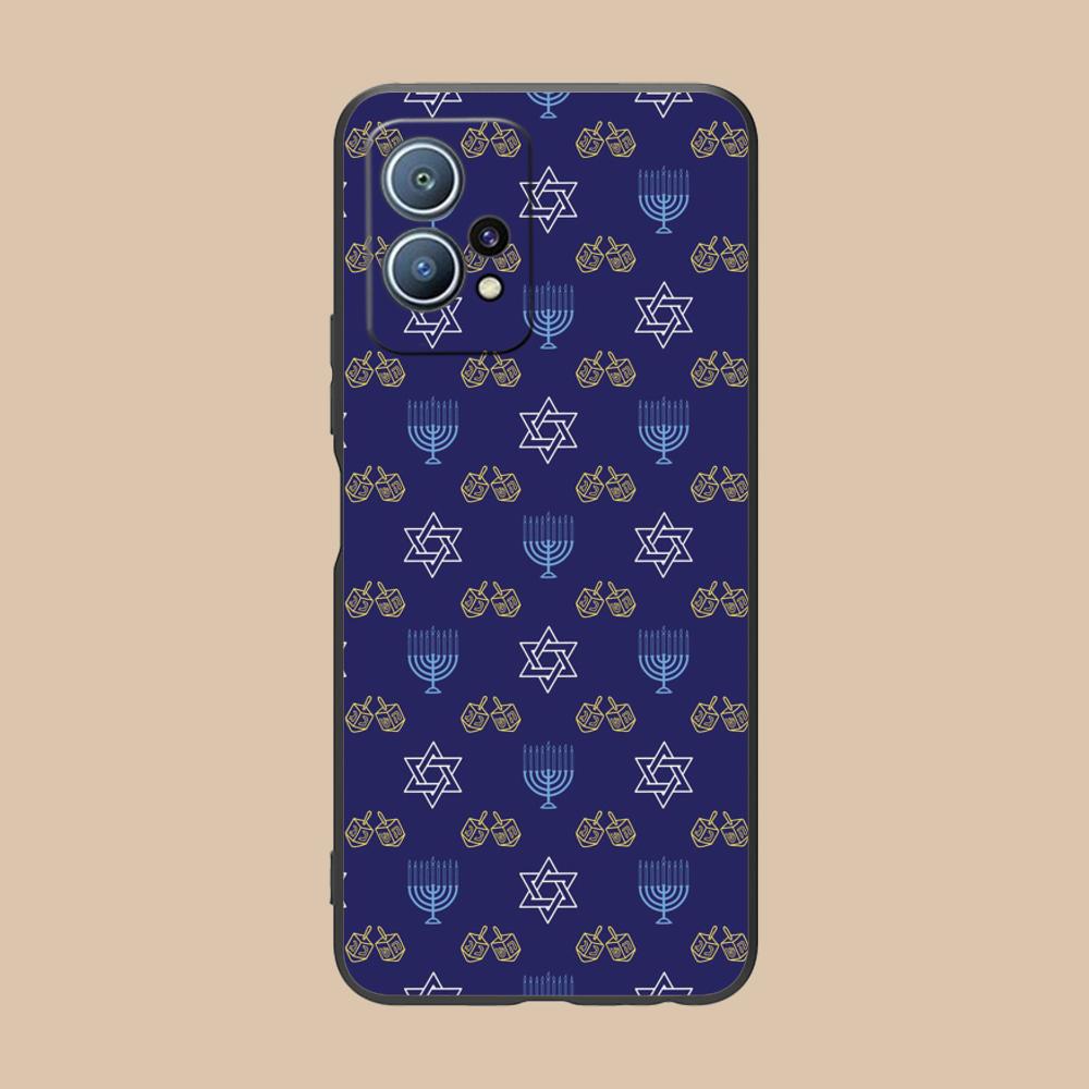 Еврейский Ханукальный Чехол для Мобильного Телефона для Huawei P60 P50 P40 P30 P20 P10 P9 P8 Pro Lite Plus Цветной Печатный Чехол Чехол Роскошный
