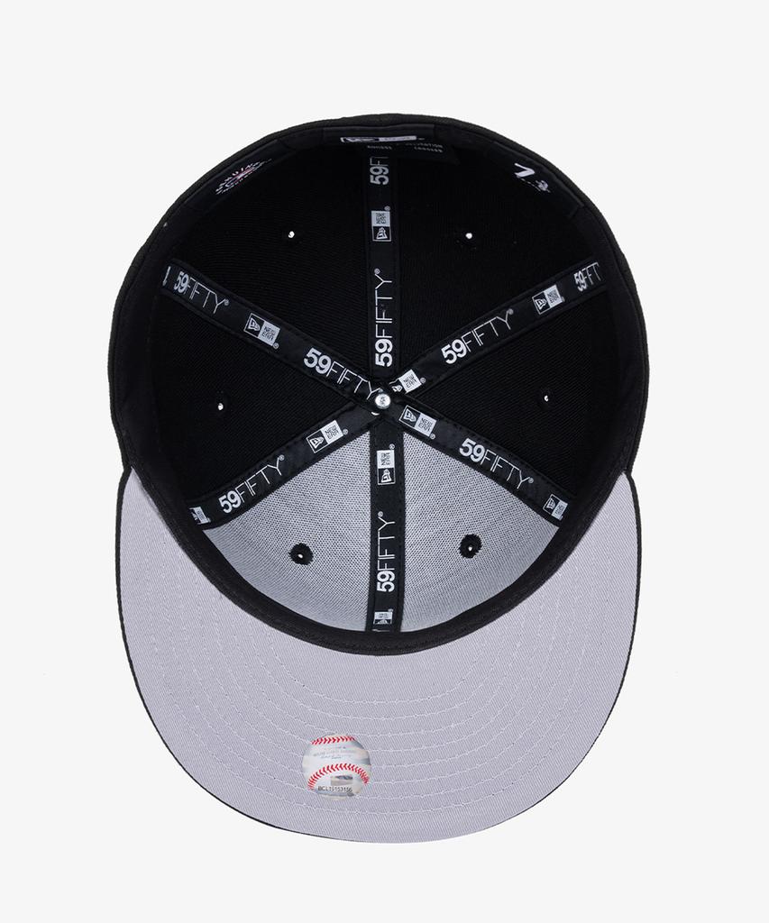New Era Кепка MLB New York Yankees Базовая Приталенная Черный/Черный