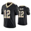 New Orleans Saints NFL Embroidered Football Jersey - 41 Kamara 7 Hill 12 Olave