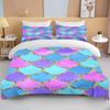 Fantasy Fish Scale Art Print Bedding Set Duvet Cover 1 Duvet Cover 2 Pillowcases Adult And Children Bedding Set Luxury Gril Gift
