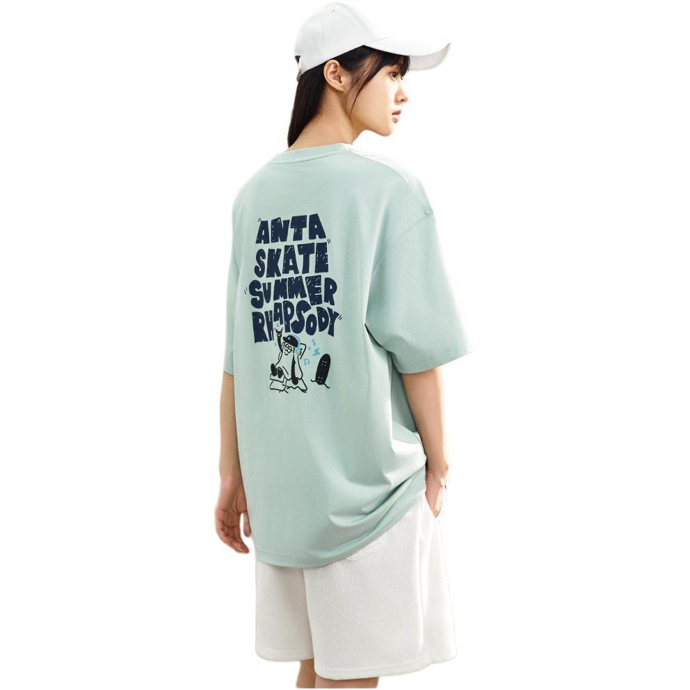 Anta Life Collection T Shirt Unisex Sky Blue 172528114-2