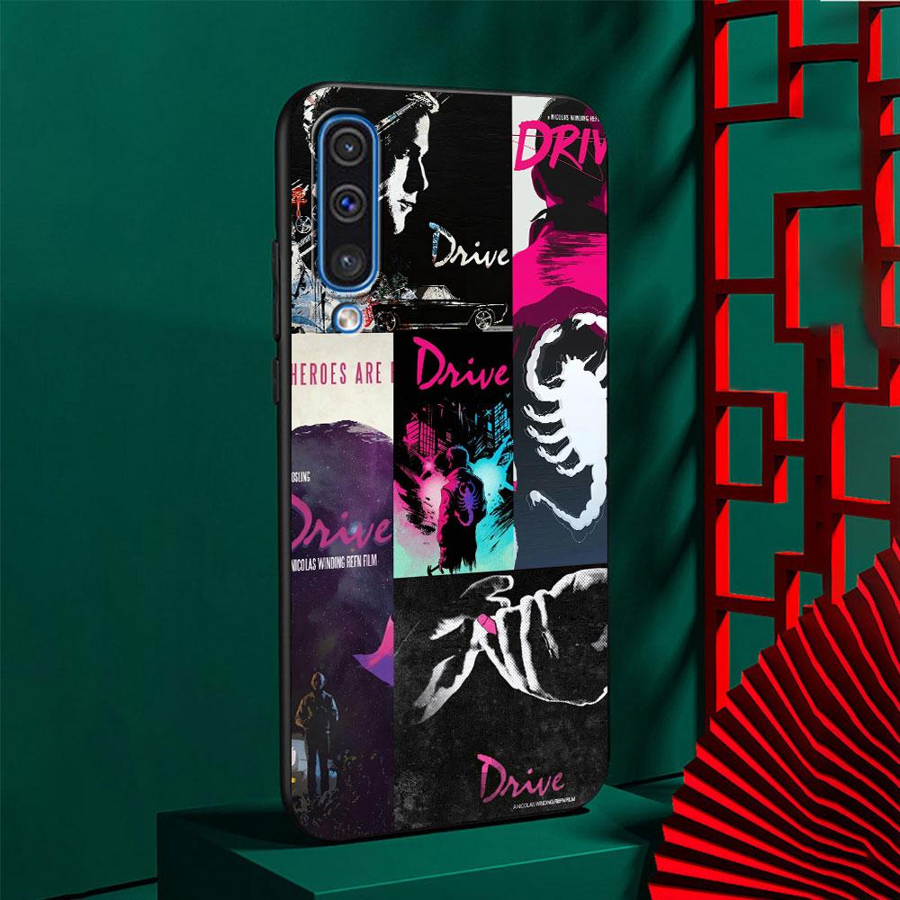 Movie Drive Ryan Gosling Art Case for Samsung Galaxy A10s A50 A50s A02s A03s A20 A30 A20e A70 A70s A20s TPU Black Phone Cover