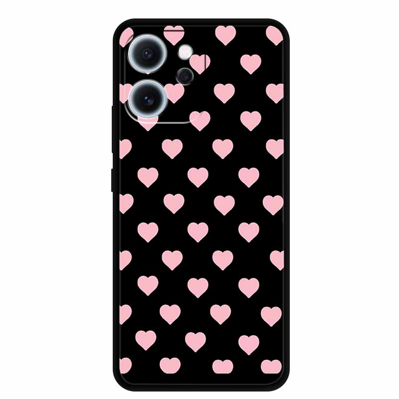 Cartoon Phone Case For Oppo Reno15 F Soft TPU Silicone Protector Relief Flower Emboss 3D Cover Funda Reno15F 15F Bumper Shield