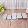 Small Metal Tin Silver Storage Box Case Organizer For Money Coin Candy Key