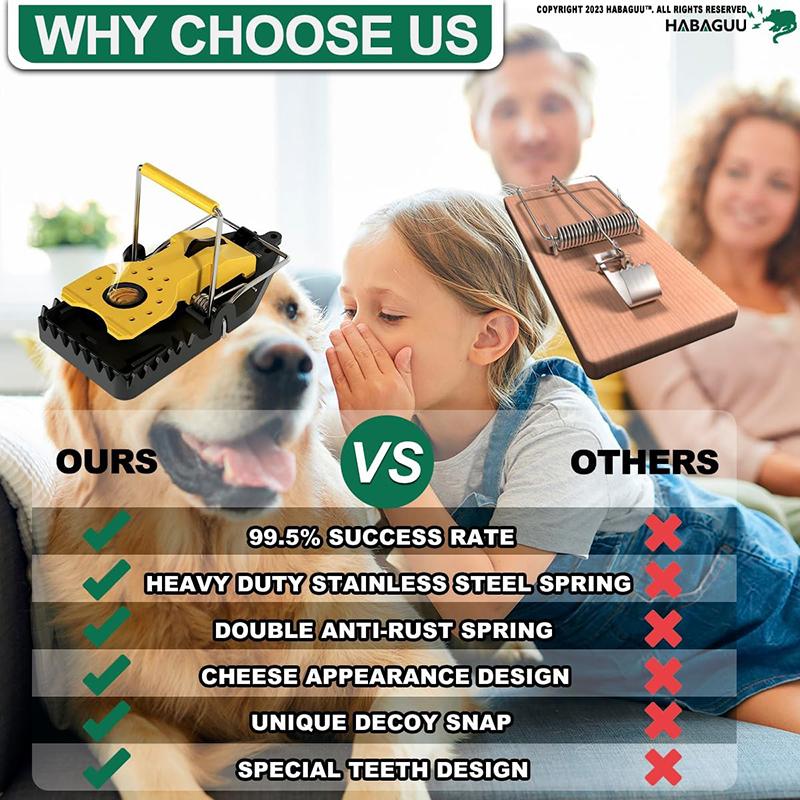 Пластиковая ловушка для мышей, ловушка для крыс, быстрый эффективный сейф для складской садовой кухни