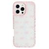 For iPhone 16 Pro Max Case Epoxy Design TPU+PC Phone Cover with Bowknot Pattern,Rhinestone Decor