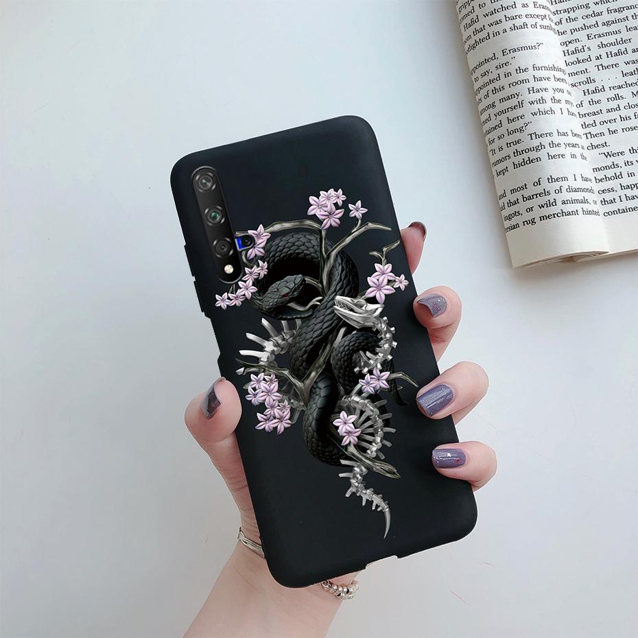 For Honor 20 Case For Honor 20 Pro YAL-AL10 Cover Cute Cat Cartoon Painted Phone Case For Honor20 20Pro YAL-L21 Soft Bumper Capa