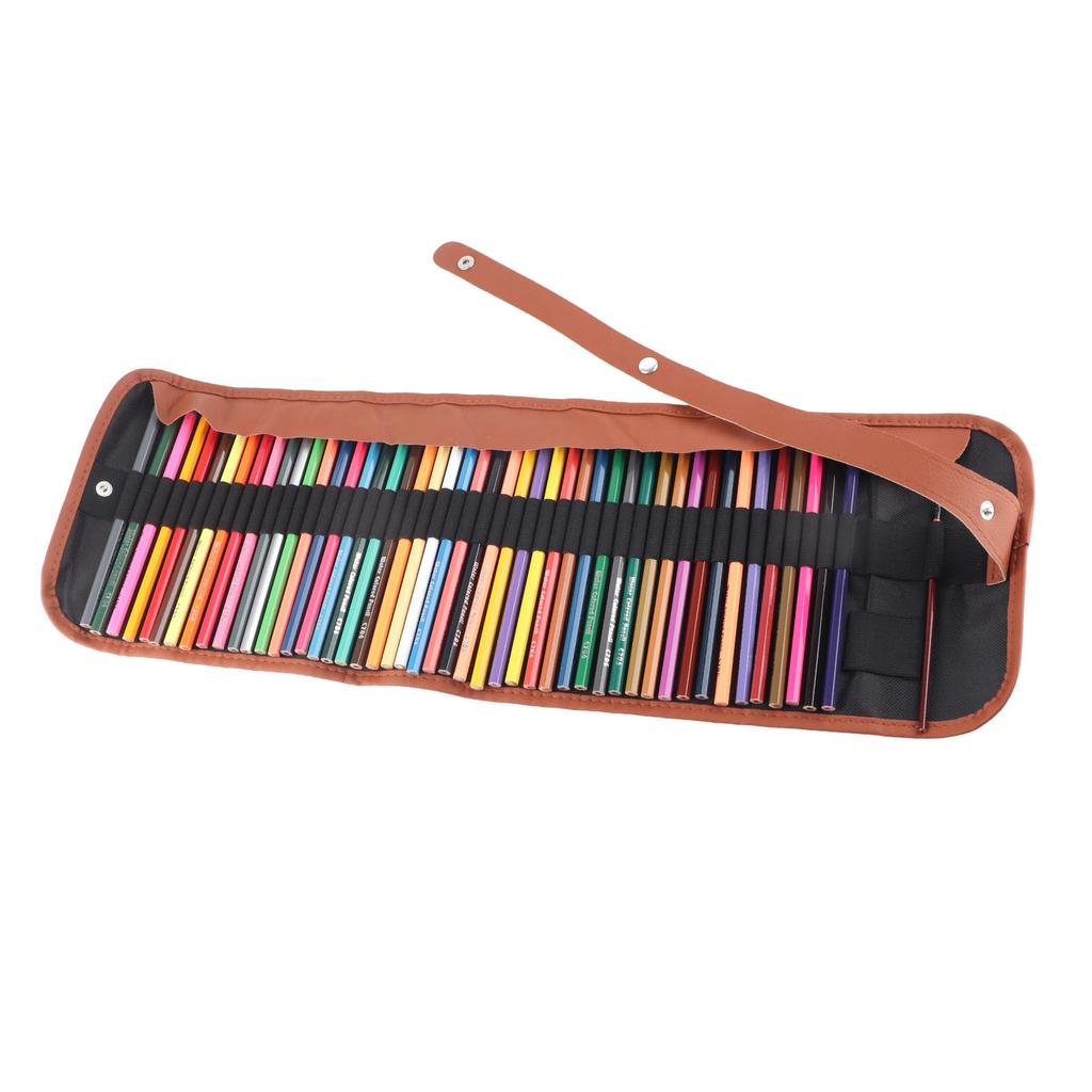 Colored Pencils 48 Colors Hexagonal Pen Holder Professional Coloring Pencils for Sketching Color Illustration